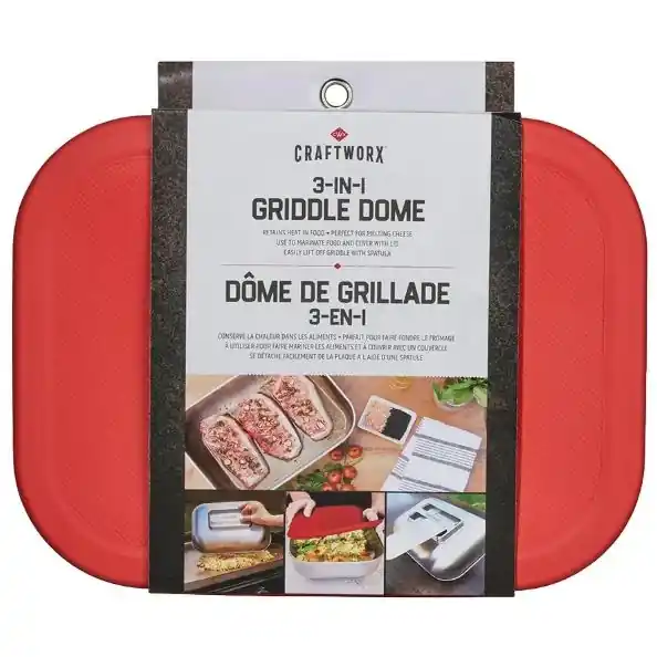 Craftworx 3 in 1 Griddle Dome with Lid