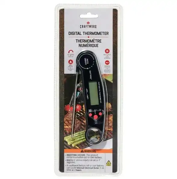 Craftworx Digital Folding Meat Thermometer