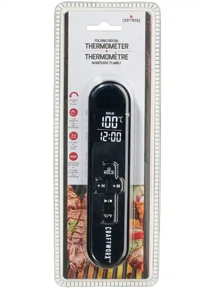 Craftworx Premium Digital Folding Meat Thermometer