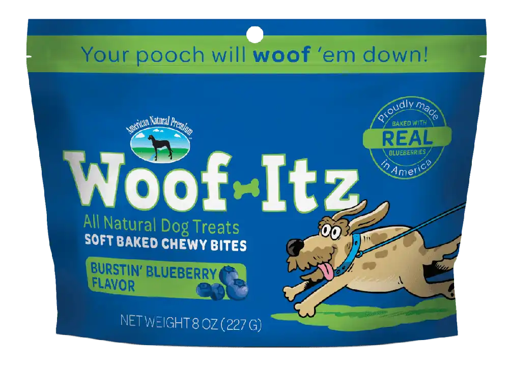 Woof-Itz Burstin’ Blueberry Dog Treats