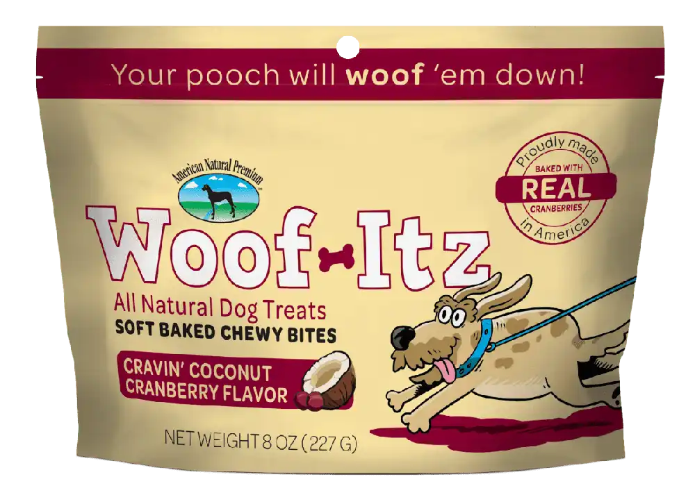 Woof-Itz Cravin’ Coconut Cranberry Dog Treats