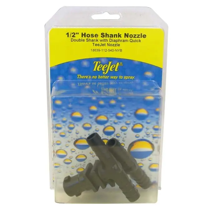 Fimco TeeJet 18639-112-540-NYB-2 Double 1/2" Hose Shank 2 Pack