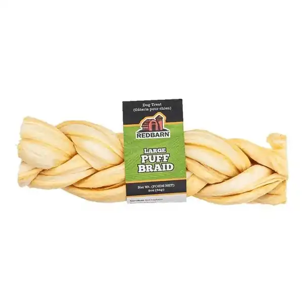Redbarn Puff Braid 12" Dog Chews