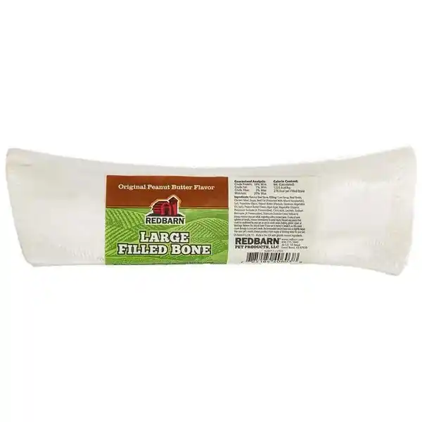 Redbarn Filled Bone, Peanut Butter, Large