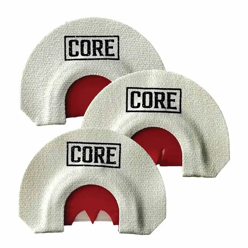 Rolling Thunder Game Calls Core Bat Wing, V Cut and Double Reed Diaphragm Turkey Mouth Calls
