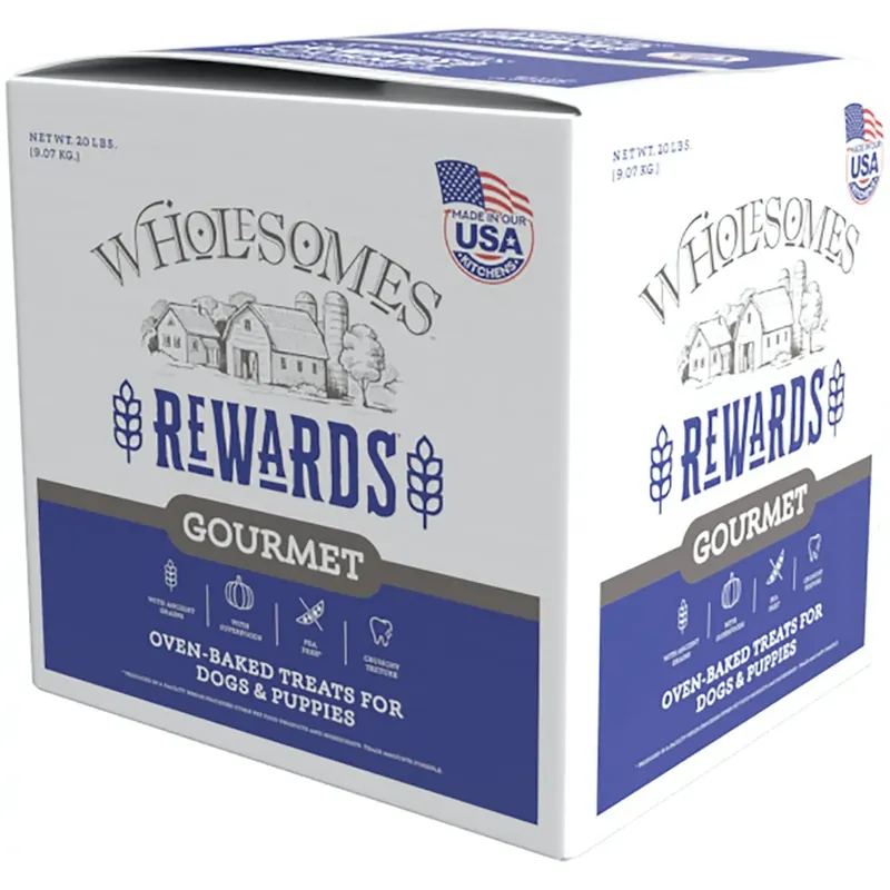 Wholesomes Gourmet Rewards Smoky Bites Dog Treats - 20lbs