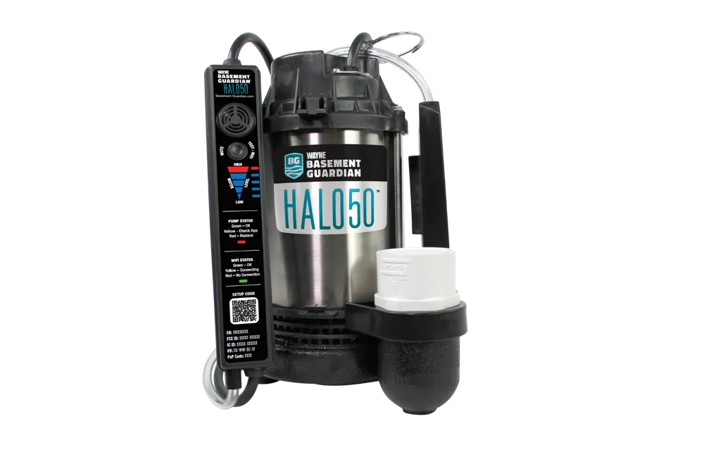 Wayne® Halo50™ Digitally Connected Smart Sump Pump