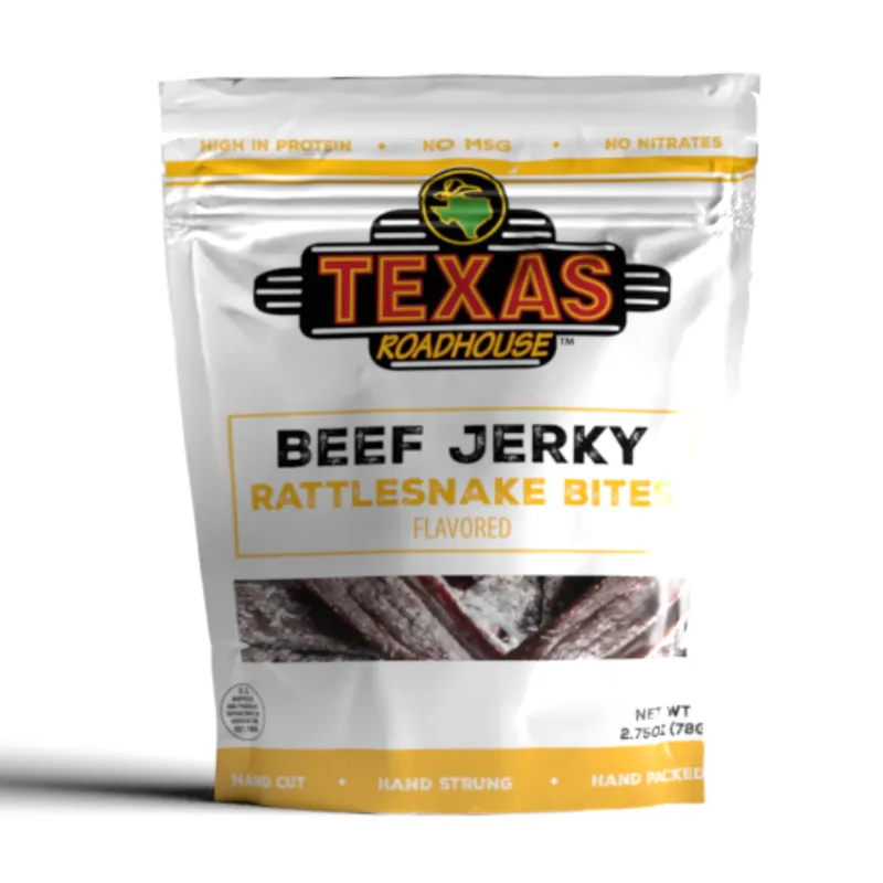Texas Roadhouse Beef Jerky Rattlesnake Bites 2.75 oz