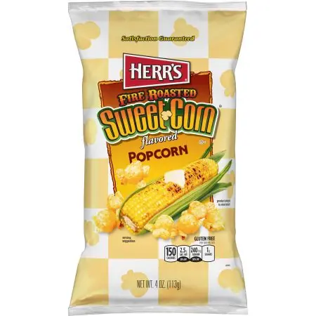 Herr‘s Fire Roasted Sweet Corn Popcorn - 4 oz