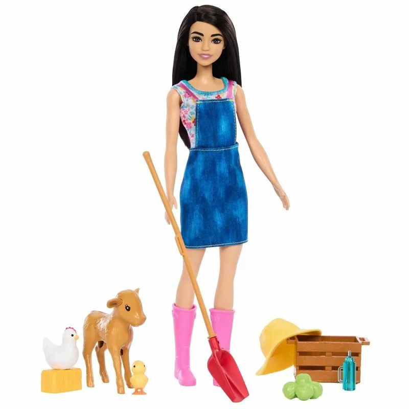 Mattel Barbie Farmer with Calf