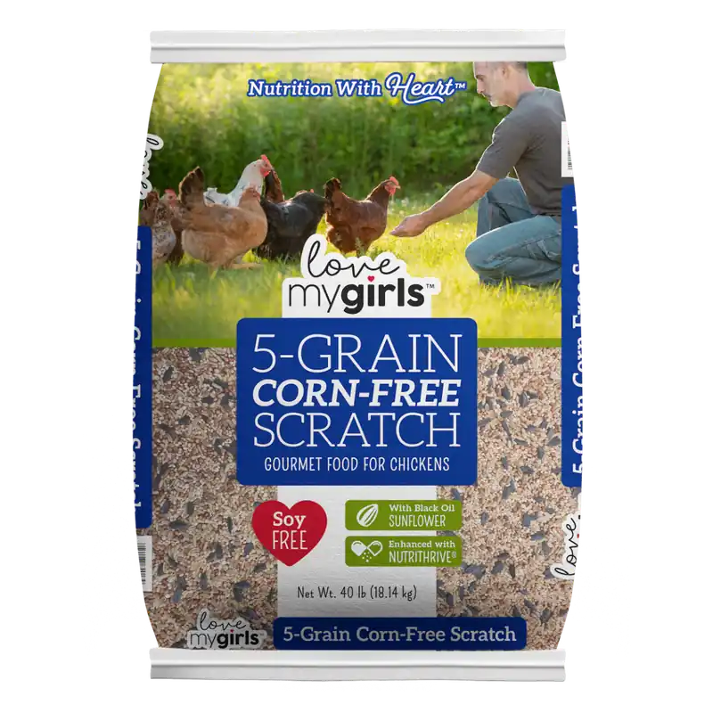 Love My Girls Corn Free Chicken Scratch - 40 lbs