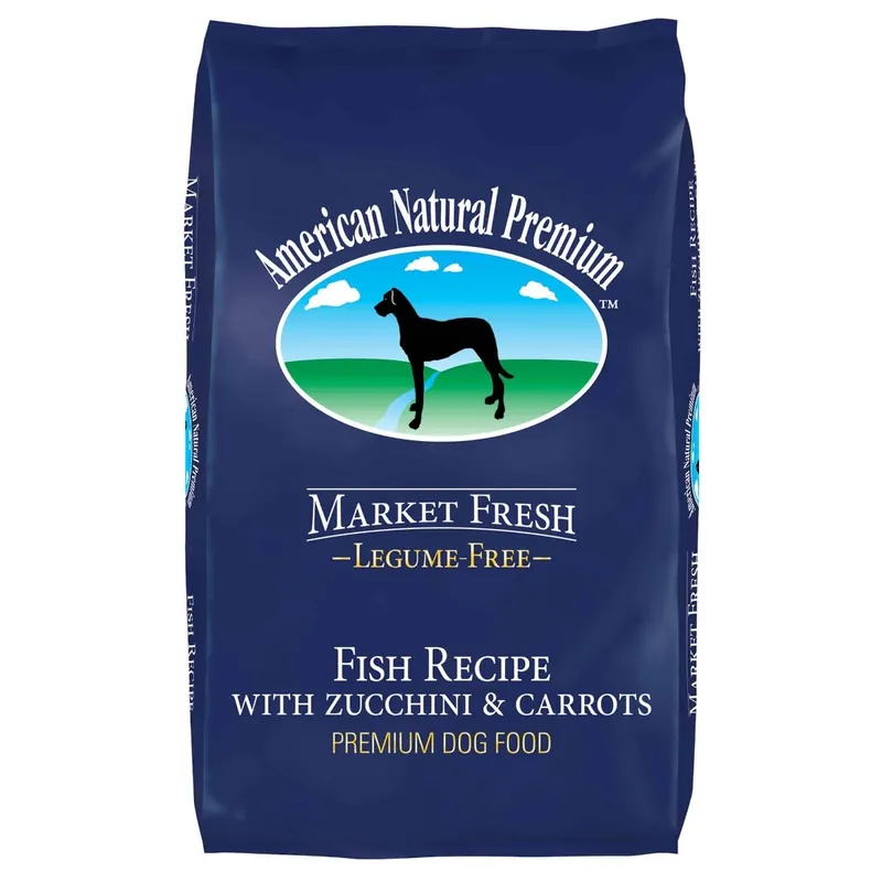 American Natural Premium Fish Recipe with Zucchini & Carrots Chicken Free Dog Food