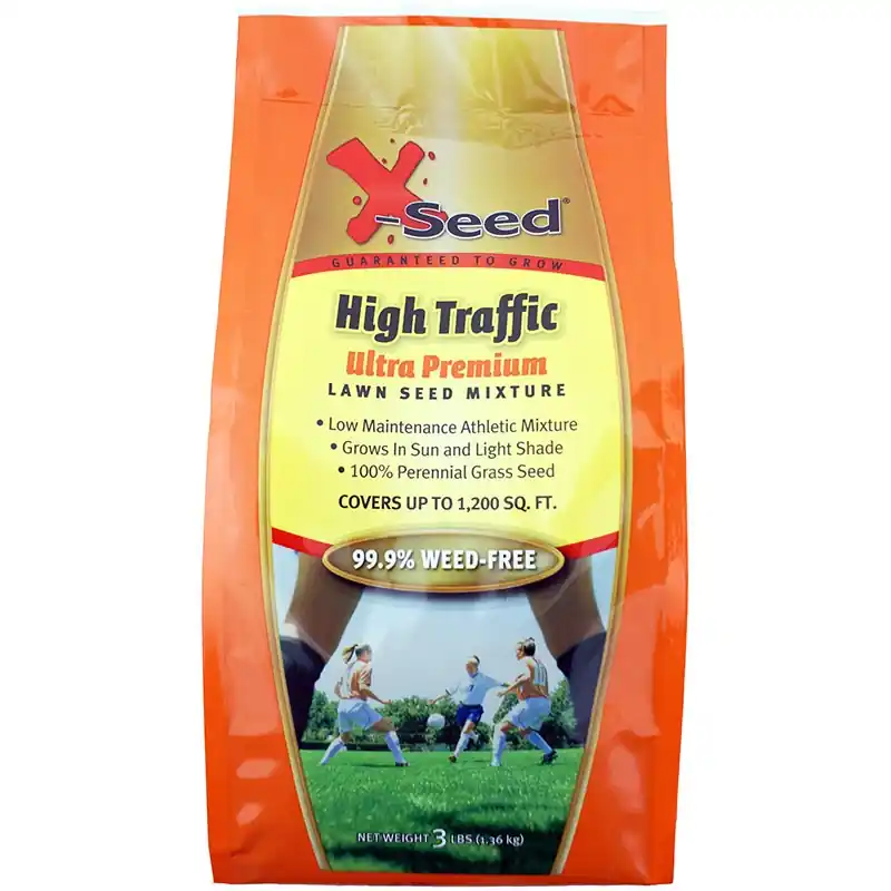 X-Seed High Traffic Ultra Premium Lawn Seed Mixture 3lb