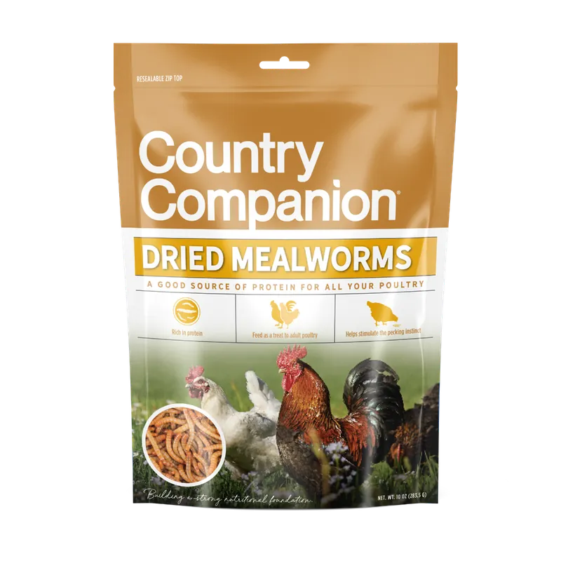 Country Companion Dried Mealworms 10oz