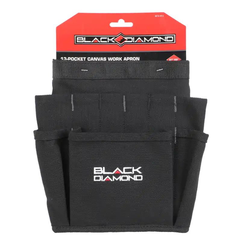 Black Diamond™ 13-Pocket Canvas Work Apron