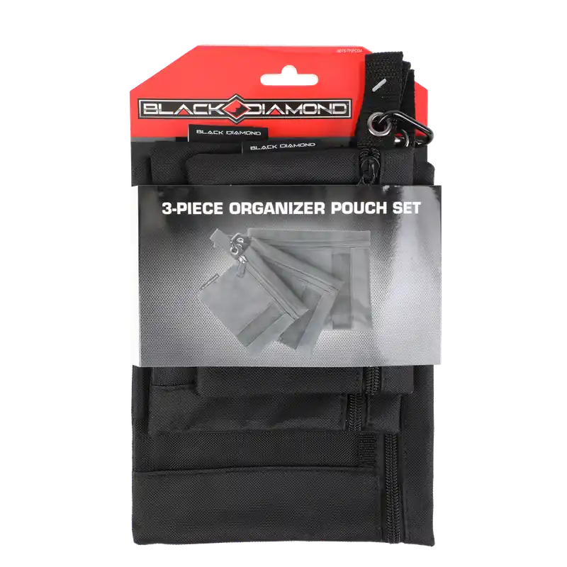 Black Diamond™ 3-Piece Organizer Pouch Set