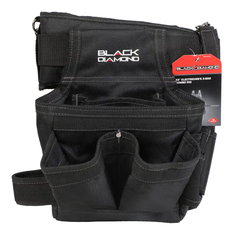 Black Diamond™ 52" Electrician‘s 2-Bag Combo Rig