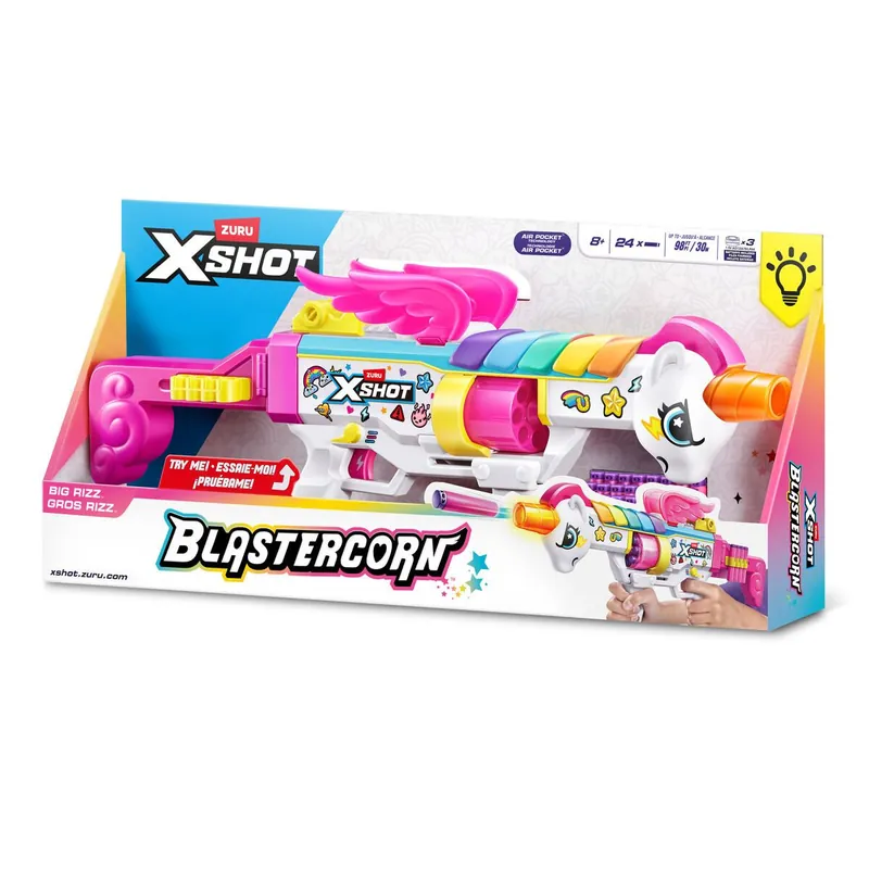 Zuru X-SHOT Big Rizz Blastercorn Nerf Blaster
