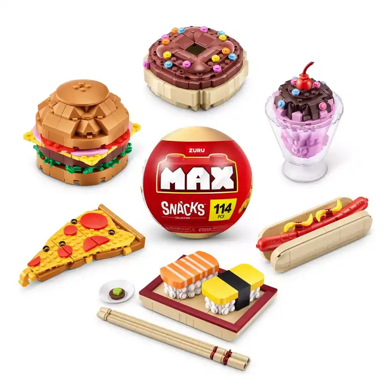 Zuru MAX Build More Snacks Series 1 Capsule - Assorted Styles