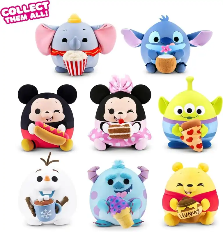 Zuru Snackles Disney Characters 14" Plush Stuffed Animal - Assorted Styles
