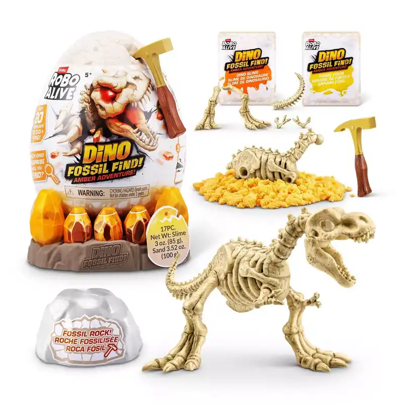 Zuru Robo Alive Fossil Find Amber Adventure - Assorted Styles