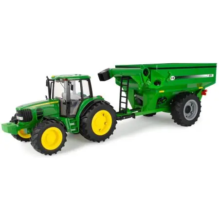 Big Farm John Deere 1 16 Scale 7430 Tractor with Grain Cart
