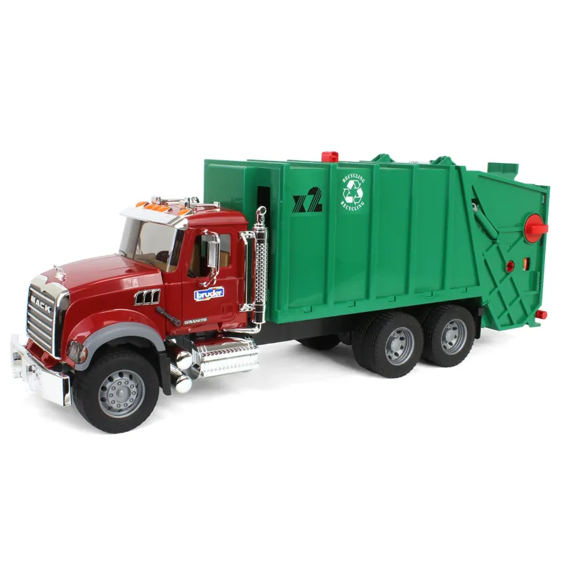 Bruder 1/16 MACK Granite Rear Loading Garbage Truck
