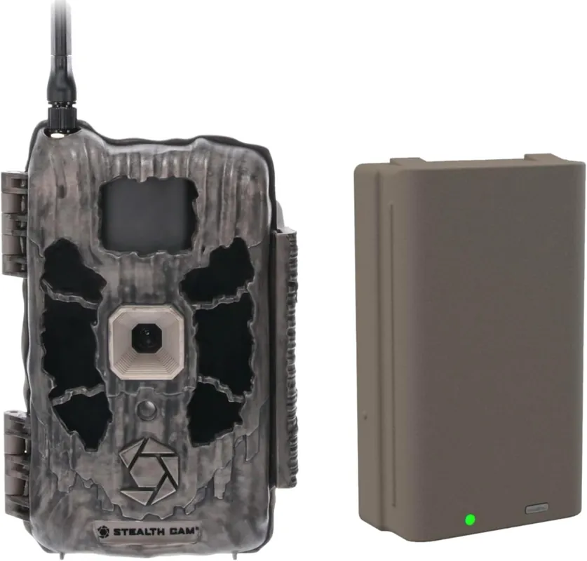 Stealth Cam Deceptor NO GLO 80ft Detection & IR Range 40MP Photo 1440P HD Video Capture Hunting Cellular Trail Camera