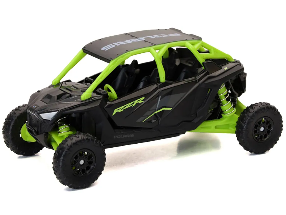 New Ray Polaris RZR Pro R UTV Black and Lime Green Diecast