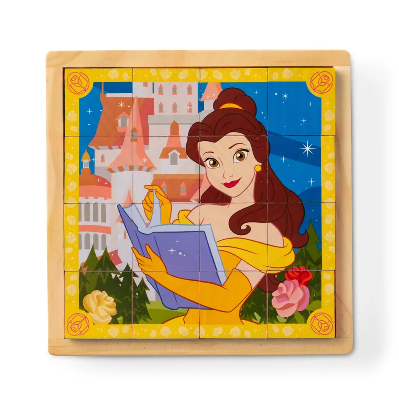Melissa & Doug Disney Princess Wooden Cube Puzzle Activity Set