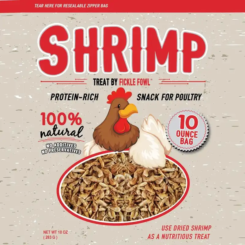 Buffalo Tools Dried Shrimp Poultry Treat 10oz Bag