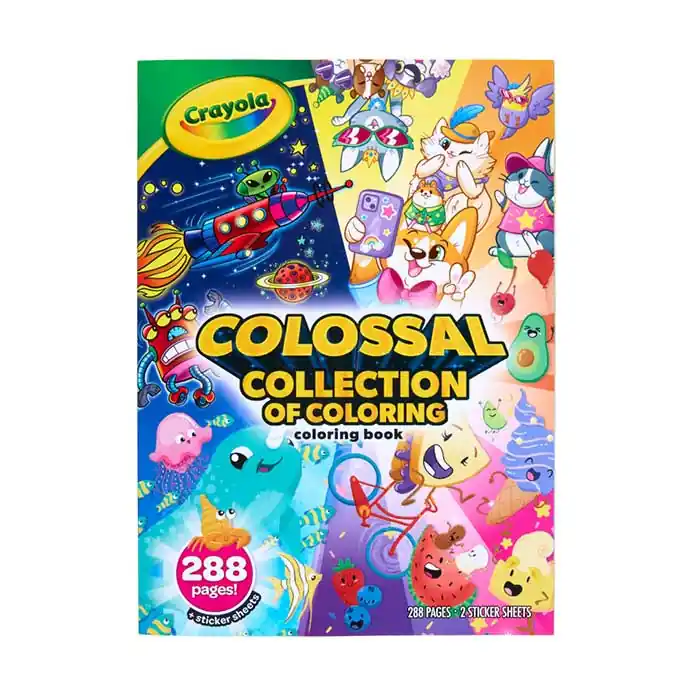 Crayola Colossal Collection of Coloring Book, 288 pages Set