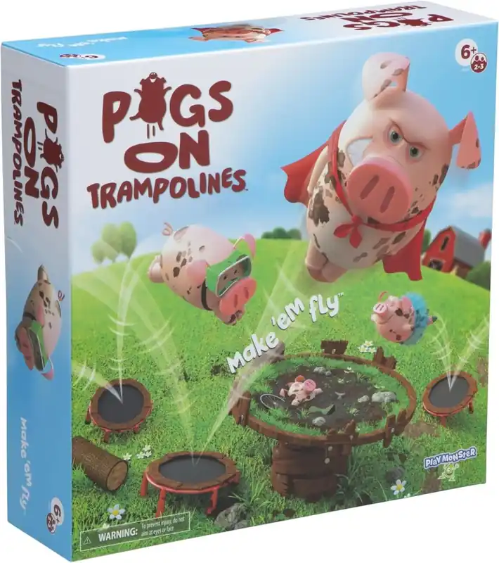PlayMonster Pigs on Trampolines Board Game