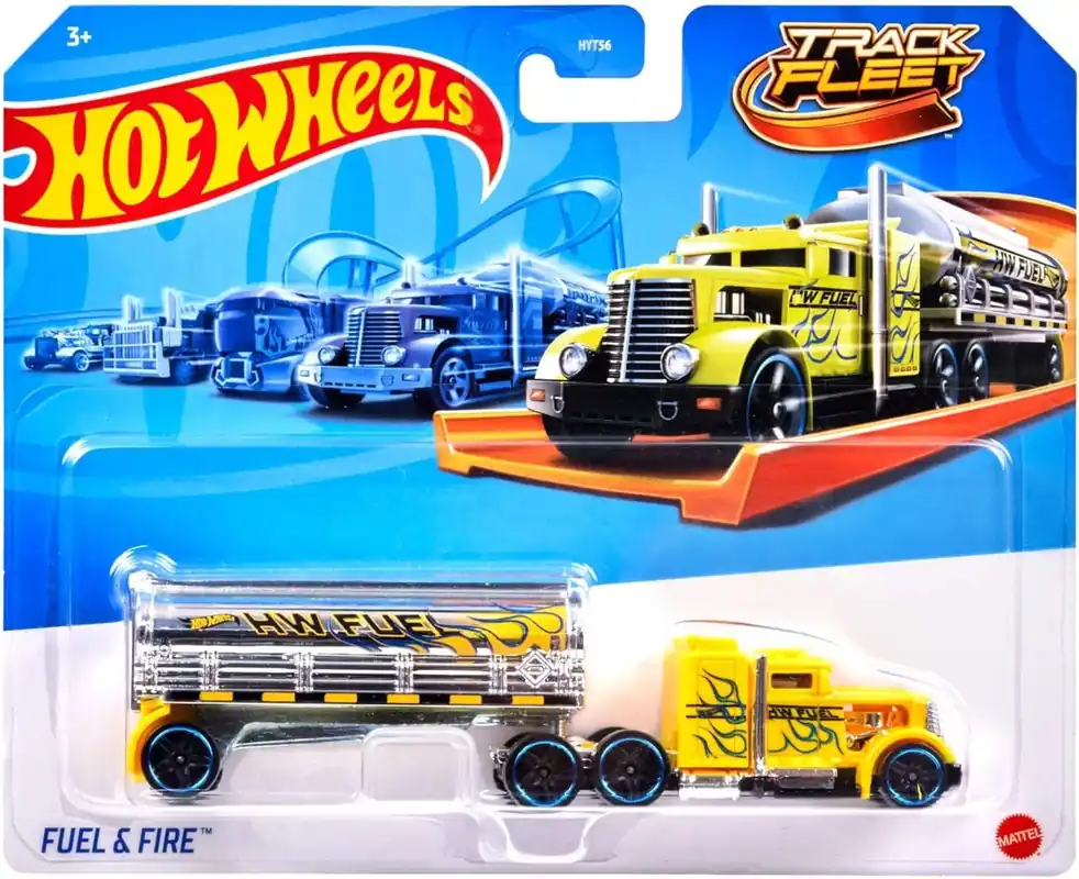 Mattel Hot Wheels Track Fleet, 1 64 Scale Die-Cast Toy Vehicle - Assorted Styles