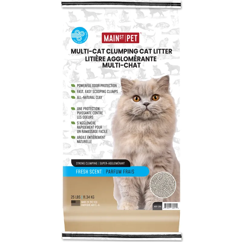 Main St. Pet™ Fresh Scent Multi-Cat Clumping Cat Litter