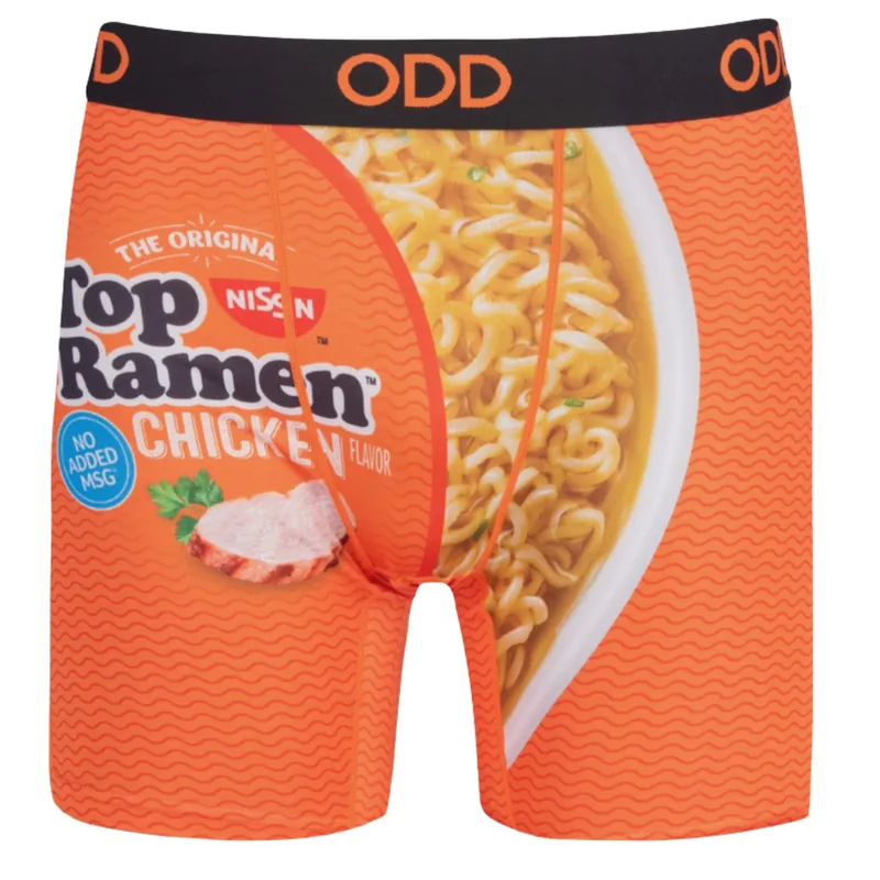 Odd Sox Men‘s Top Ramen Chicken Boxer Briefs