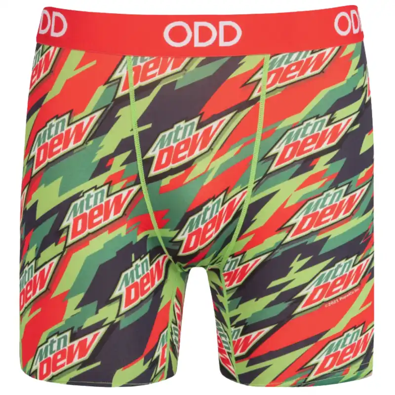 Odd Sox Men‘s Mountain Dew Camo Boxer Briefs