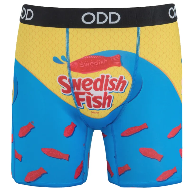 Odd Sox Men‘s Swedish Fish Boxer Briefs