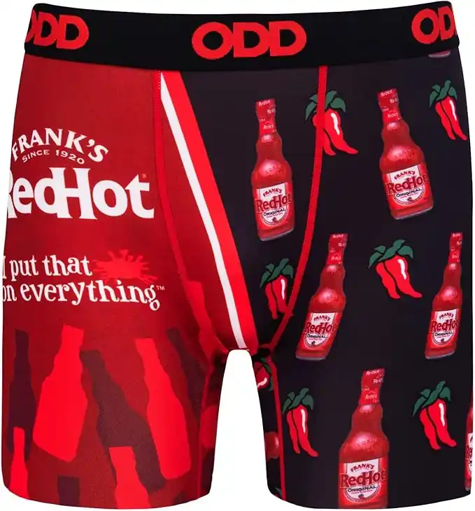 Odd Sox Men‘s Frank‘s RedHot Sauce Boxer Briefs