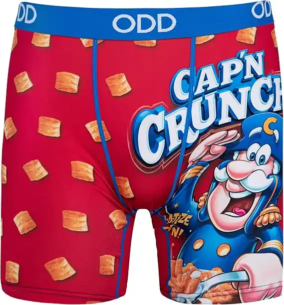 Odd Sox Men‘s Cap‘n Crunch Box Boxer Briefs