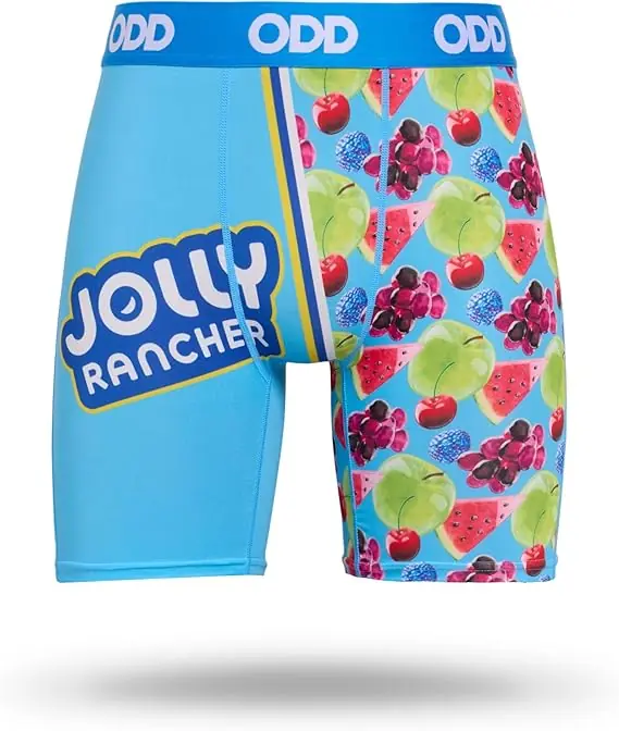 Odd Sox Men‘s Jolly Rancher Fruit Split Boxer Briefs