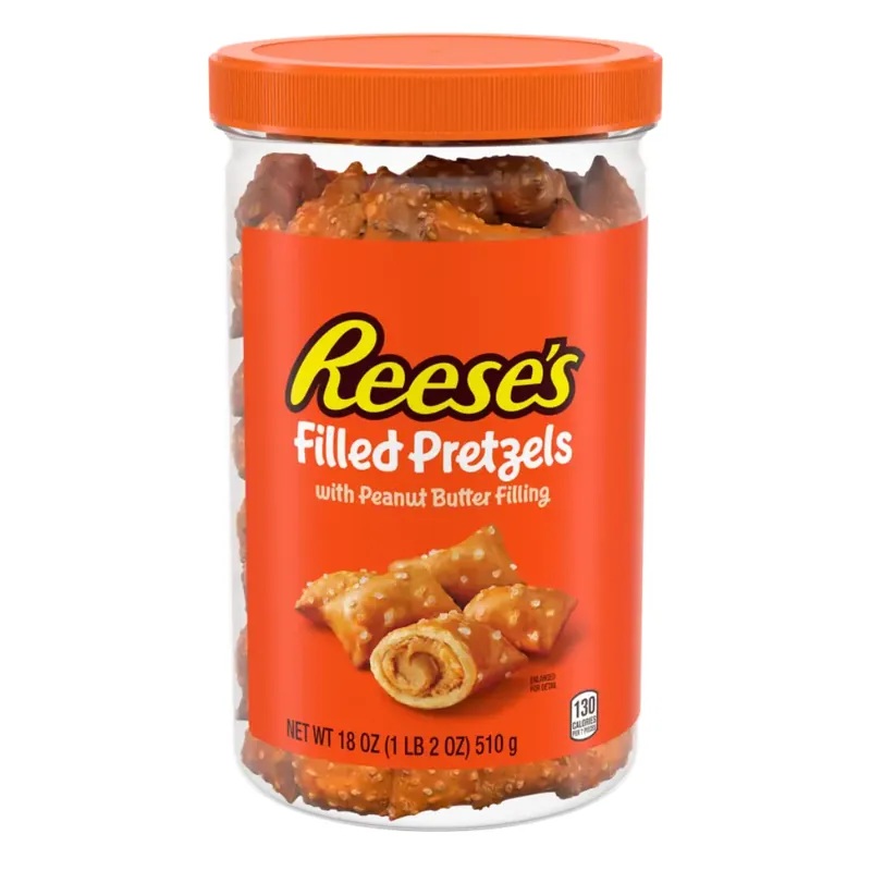 REESE‘S Filled Pretzels with Peanut Butter Filling 18oz