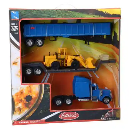 New Ray Long Haul Series Construction Transporter Set SS-13805