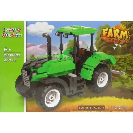 Brick Blocks Farm Tractor 19007