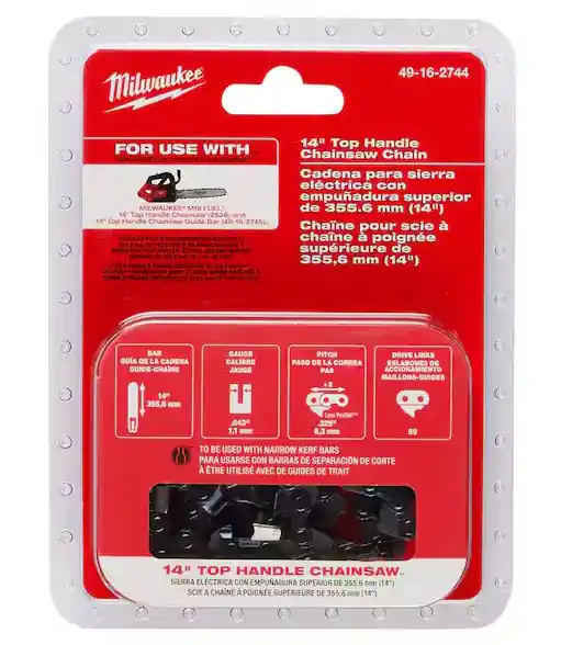 Milwaukee 14 in. Top Handle Chainsaw Chain with 59-Drive Links