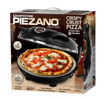 Granitestone Piezano Pizza Oven - 800° Countertop Brick Oven Pizza