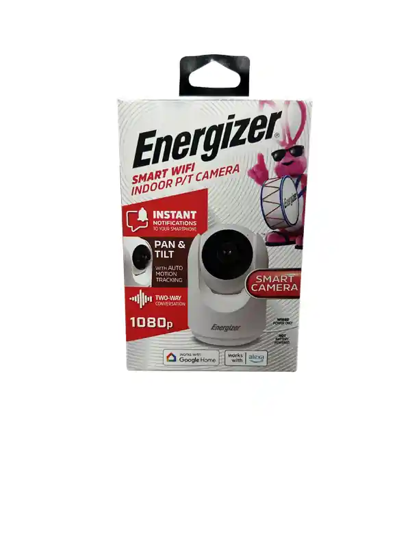 Energizer Smart 2K Indoor Pan & Tilt Wired Camera - White
