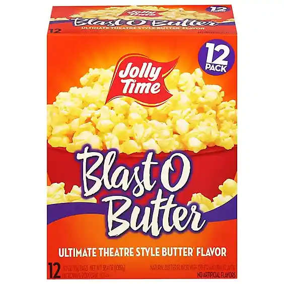 Jolly Time Blast O Butter Popcorn 12-3 Oz