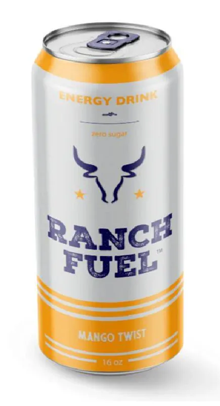 Ranch Fuel - Energy Drink Mango Twist 16 oz