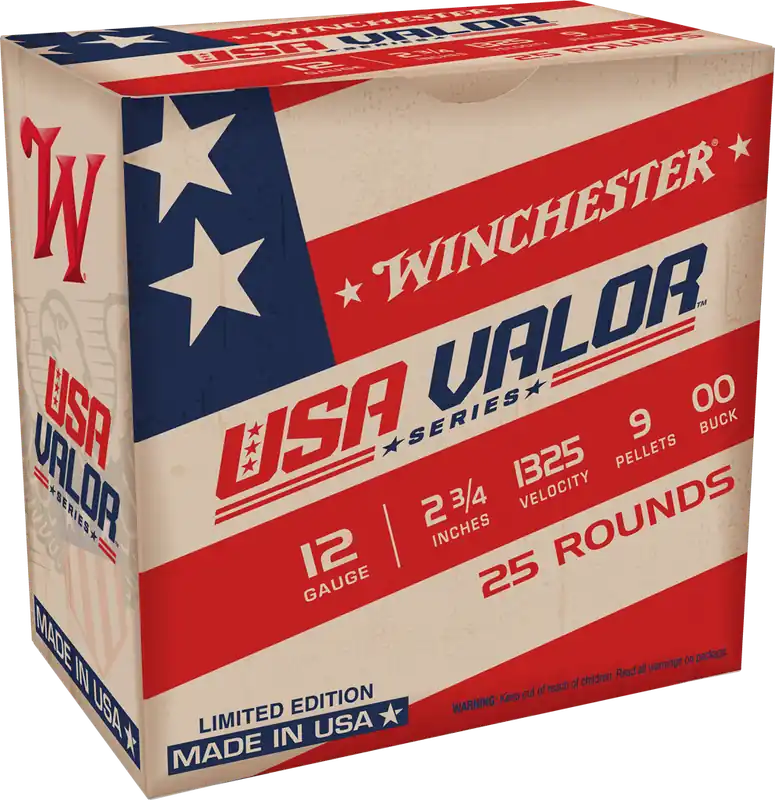 Winchester 25CT. 12ga 2 3/4 00 Buck Shot